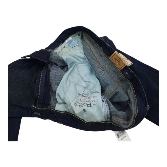 Polo Ralph Lauren Men Prospect Straight Jeans 40T 36 Low Stretch Rope Dyed Denim - Picture 9 of 15